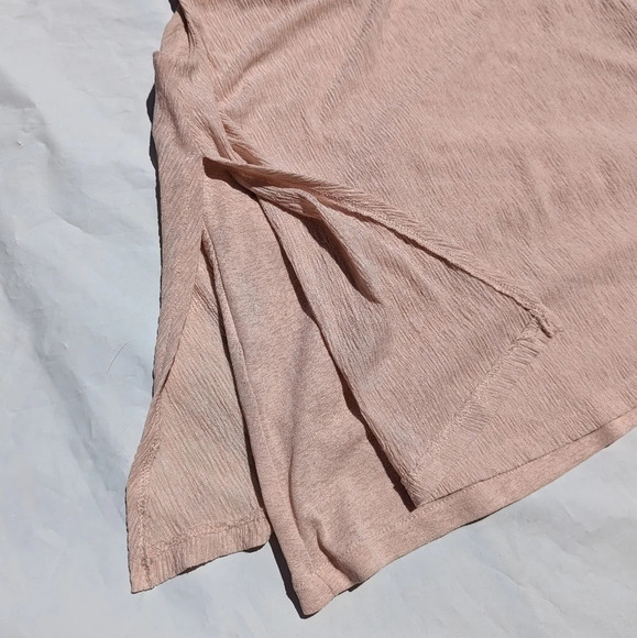 Mango MNG Basics Champagne Pink Sleeveless  Flowy Tank Top - XS Barbie - Picture 3 of 7